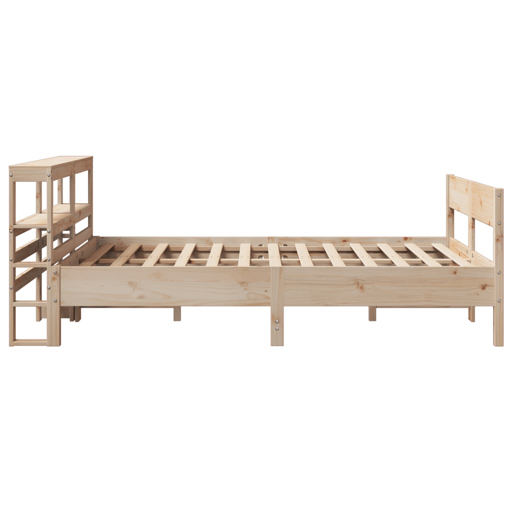 sengeramme uden madras 160x200 cm massivt fyrretræ