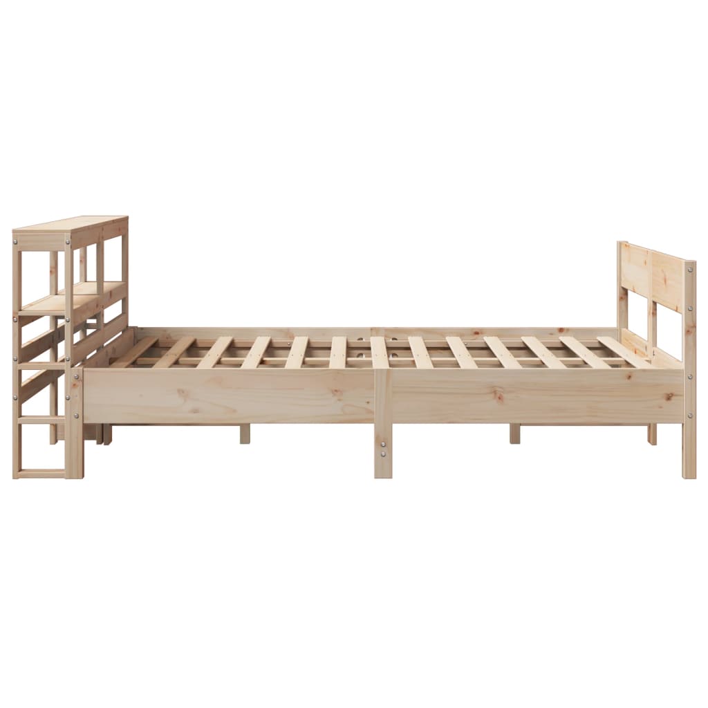 sengeramme uden madras 120x200 cm massivt fyrretræ