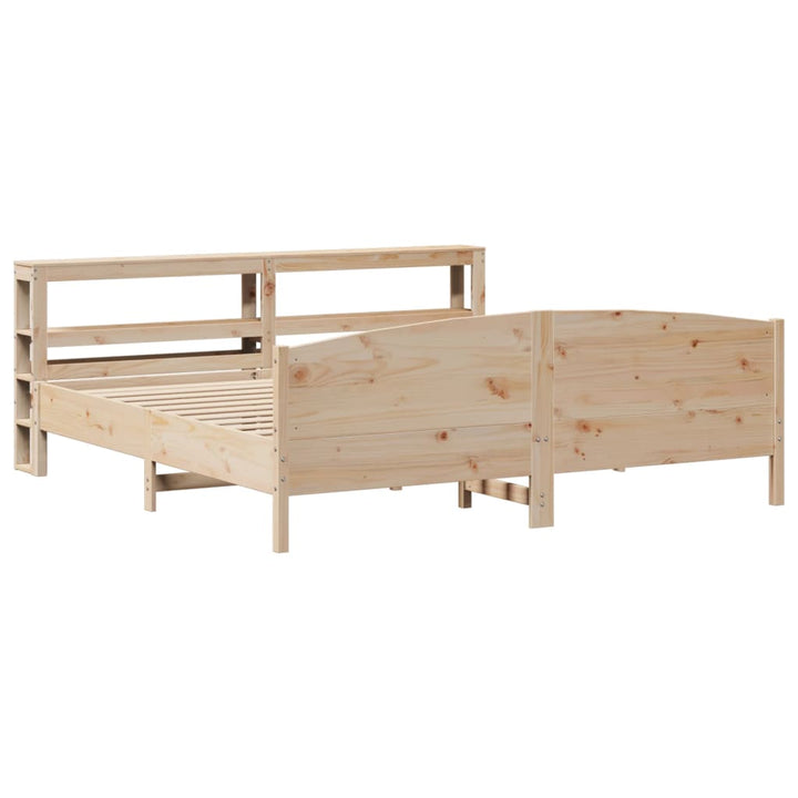 sengeramme uden madras 180x200 cm massivt fyrretræ
