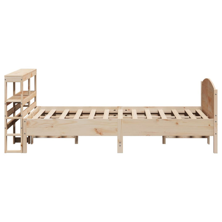 sengeramme uden madras 160x200 cm massivt fyrretræ
