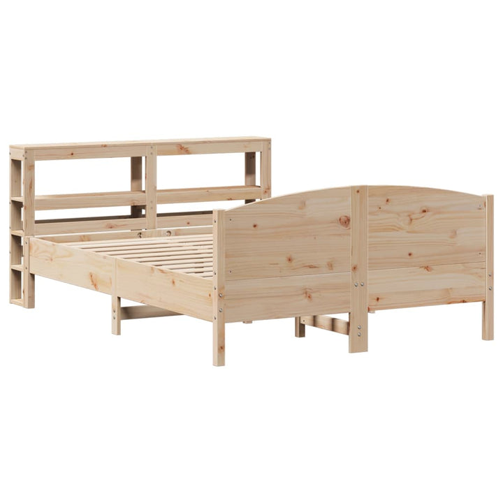 sengeramme uden madras 140x200 cm massivt fyrretræ