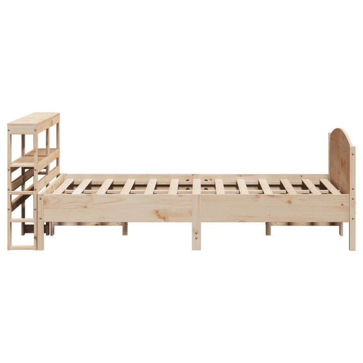 sengeramme uden madras 140x200 cm massivt fyrretræ