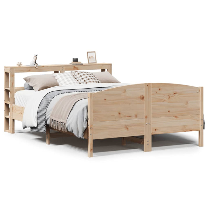 sengeramme uden madras 120x200 cm massivt fyrretræ