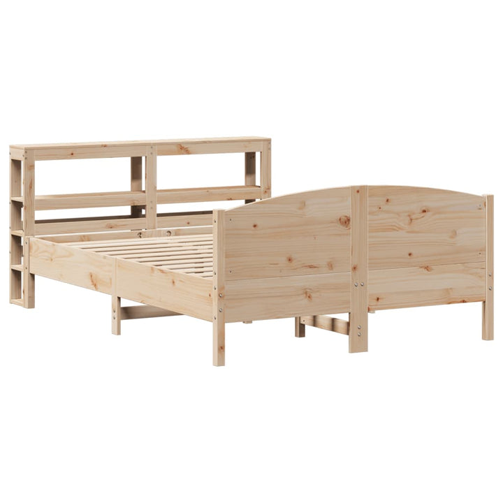 sengeramme uden madras 120x200 cm massivt fyrretræ