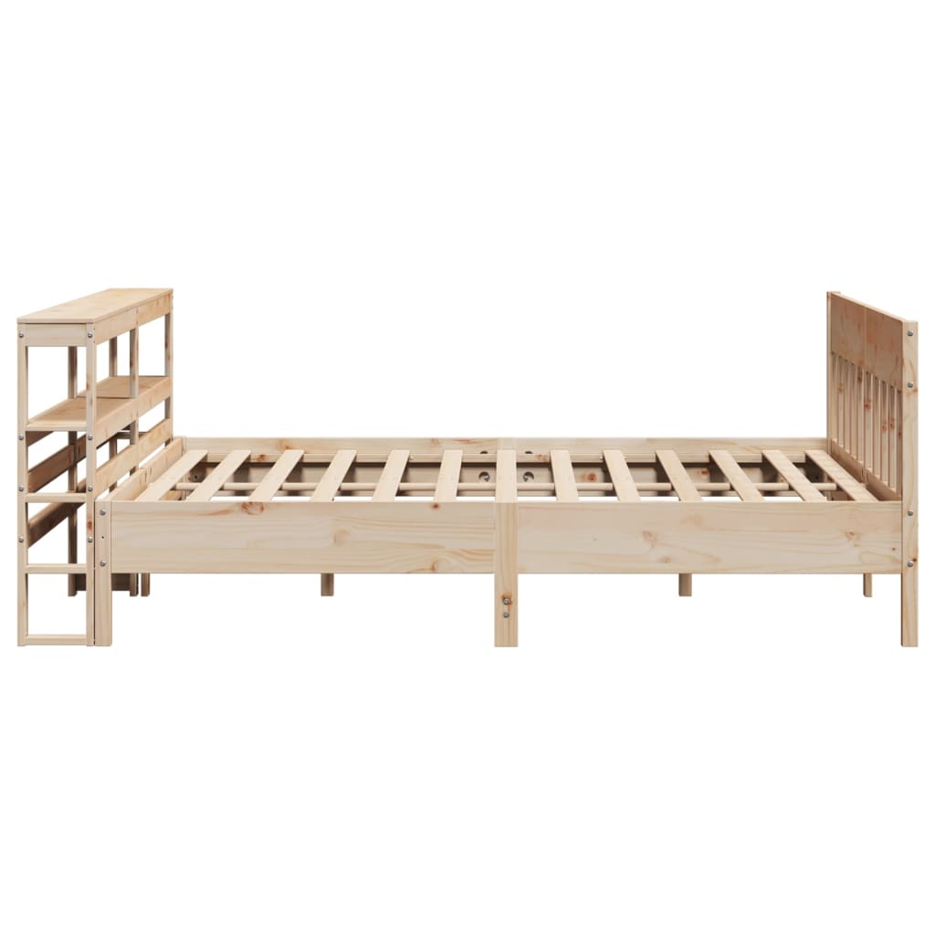 sengeramme uden madras 180x200 cm massivt fyrretræ