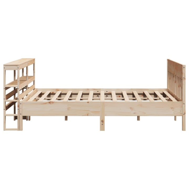 sengeramme uden madras 180x200 cm massivt fyrretræ