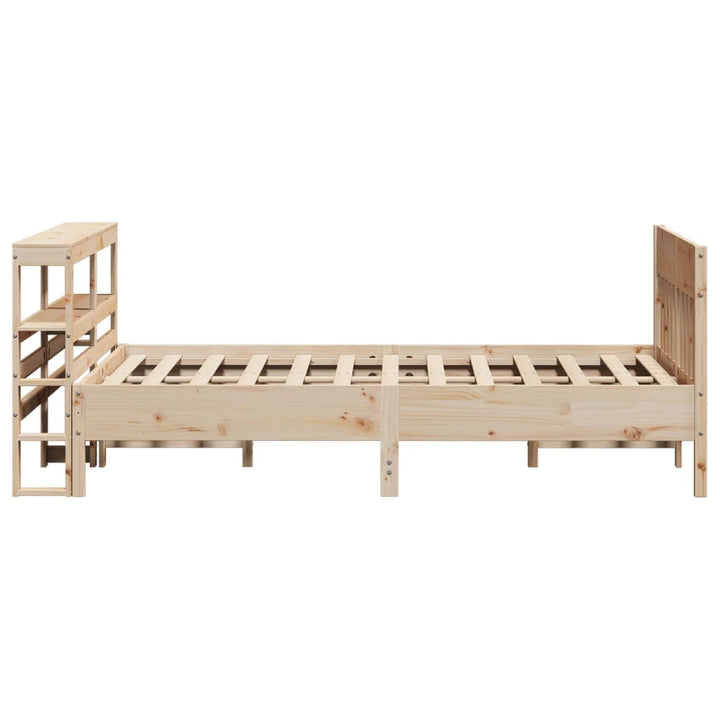 sengeramme uden madras 160x200 cm massivt fyrretræ