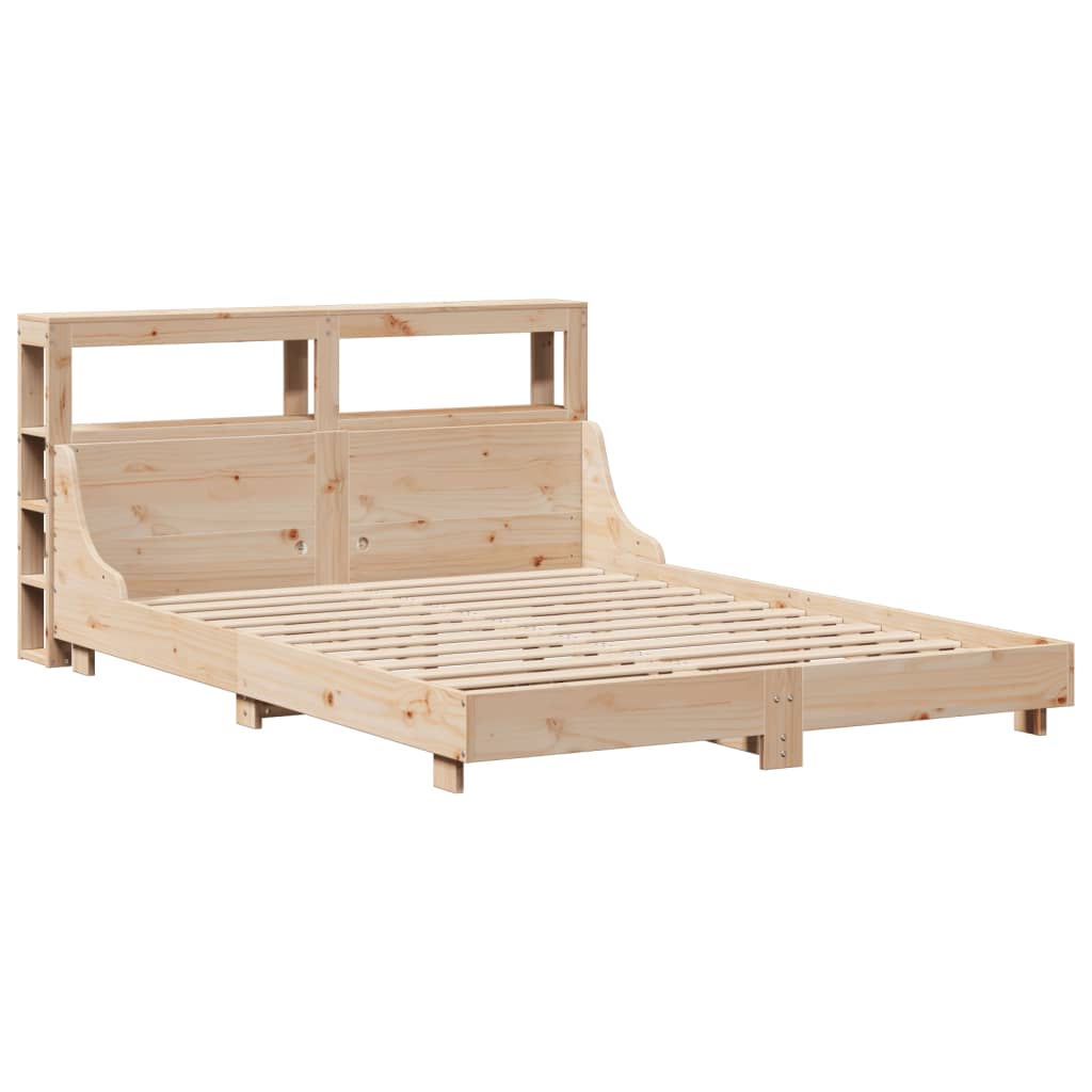 sengeramme uden madras 160x200 cm massivt fyrretræ