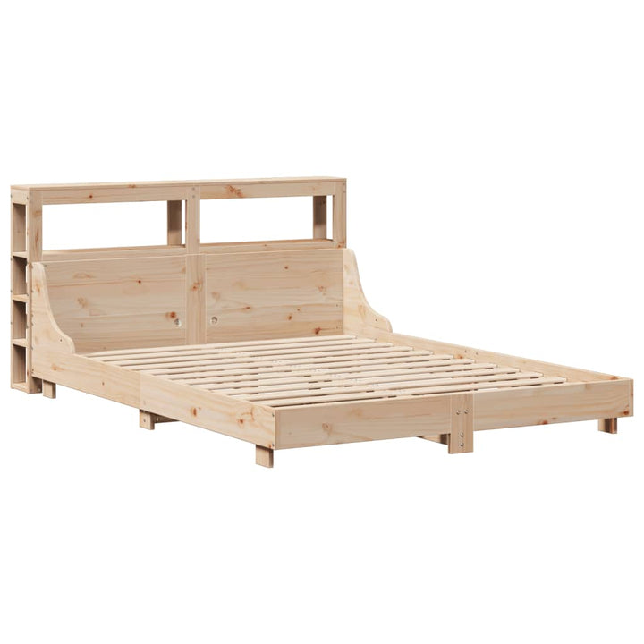sengeramme uden madras 160x200 cm massivt fyrretræ
