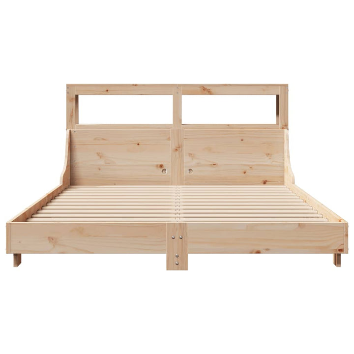sengeramme uden madras 160x200 cm massivt fyrretræ