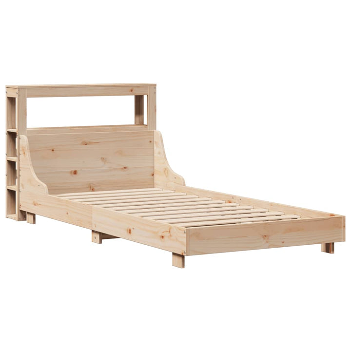sengeramme uden madras 90x190 cm massivt fyrretræ