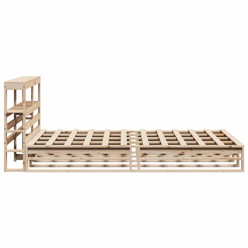 sengeramme uden madras 120x200 cm massivt fyrretræ