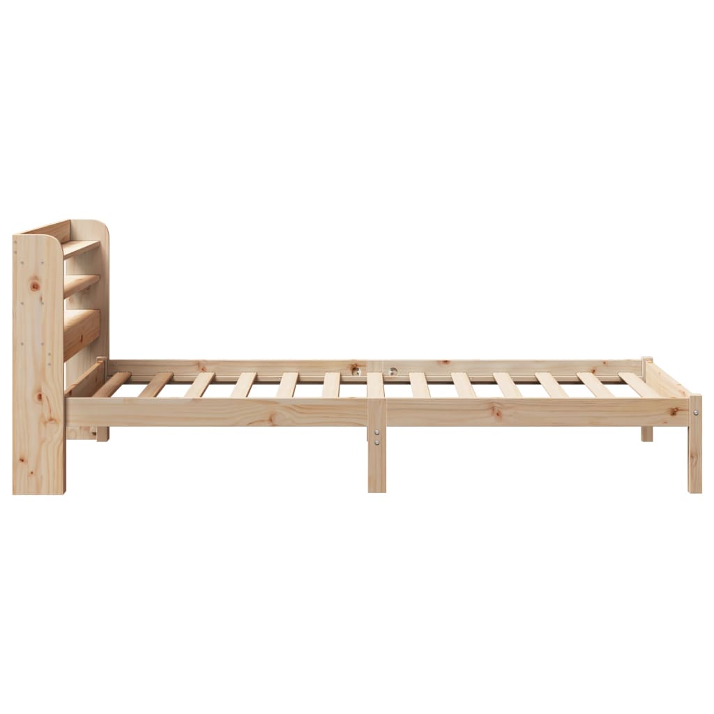 sengeramme uden madras 90x190 cm massivt fyrretræ