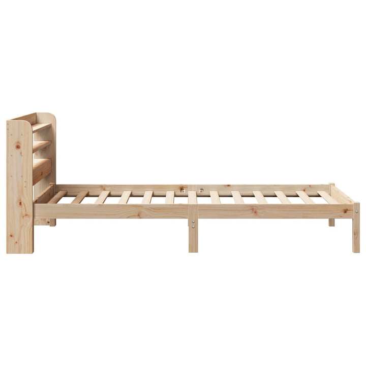 sengeramme uden madras 90x190 cm massivt fyrretræ