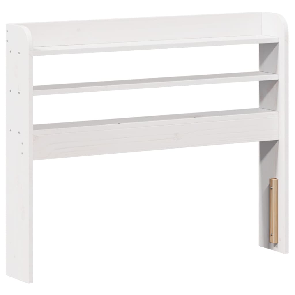 sengeramme uden madras 90x190 cm massivt fyrretræ hvid