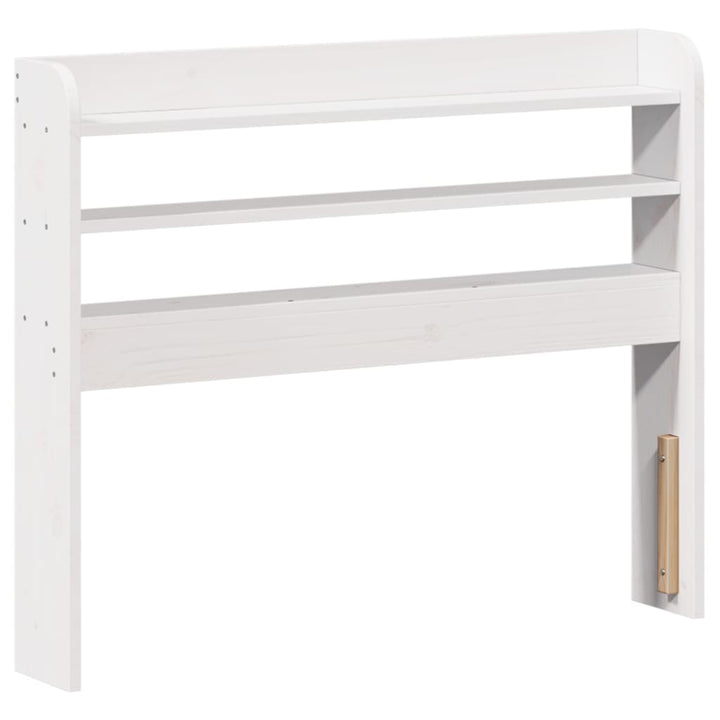 sengeramme uden madras 90x190 cm massivt fyrretræ hvid