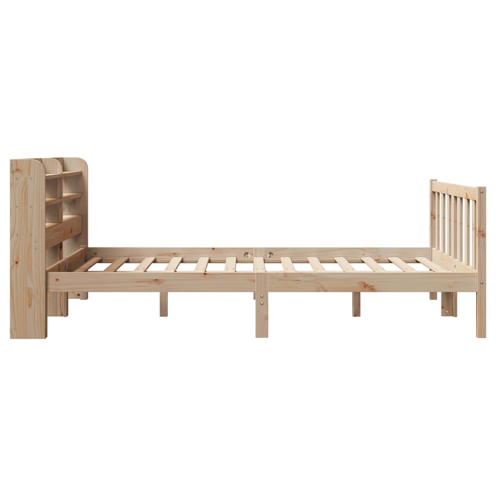 sengeramme uden madras 160x200 cm massivt fyrretræ