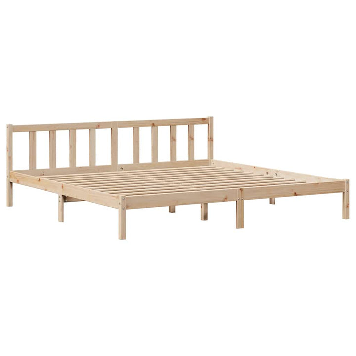 sengeramme uden madras 180x200 cm massivt fyrretræ