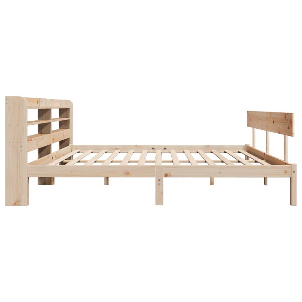 sengeramme uden madras 180x200 cm massivt fyrretræ