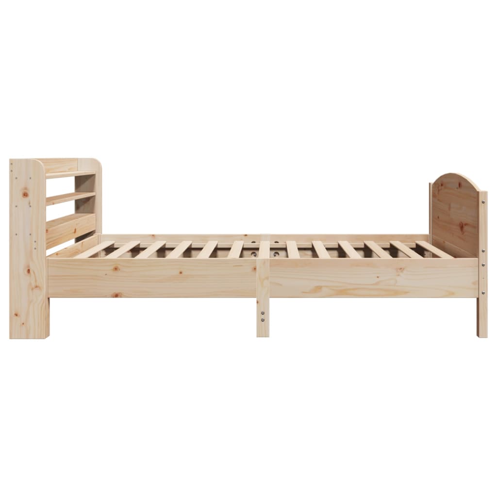 sengeramme uden madras 100x200 cm massivt fyrretræ