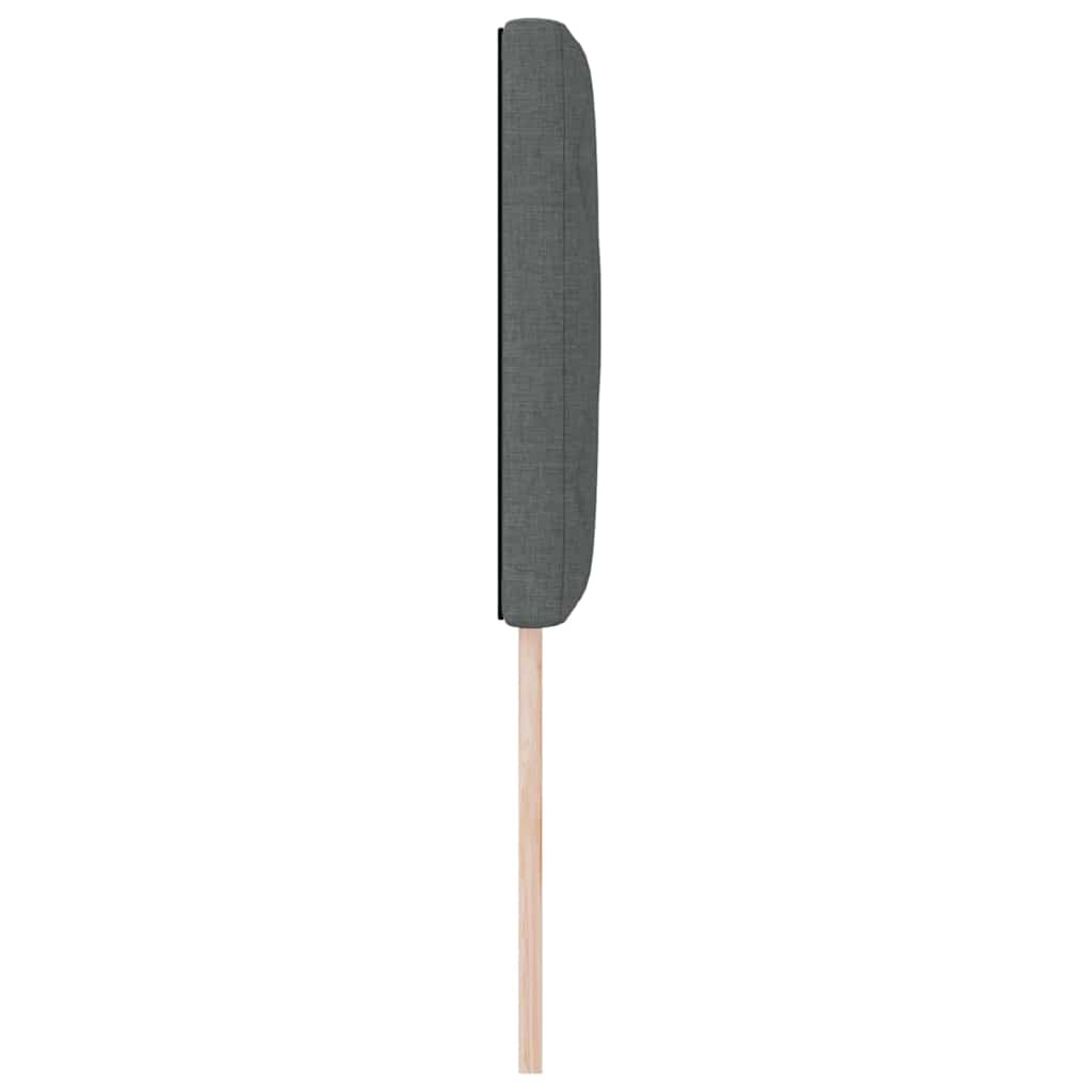 LED sengegavl Grå 80 cm Stof