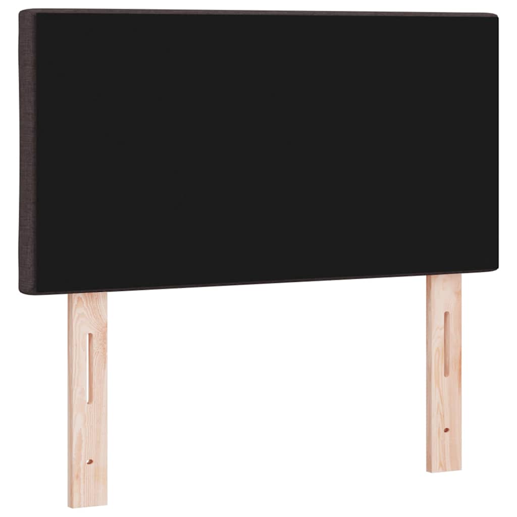 LED sengegavl Brun 80 cm Stof