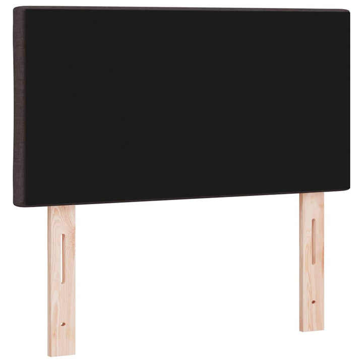 LED sengegavl Brun 80 cm Stof