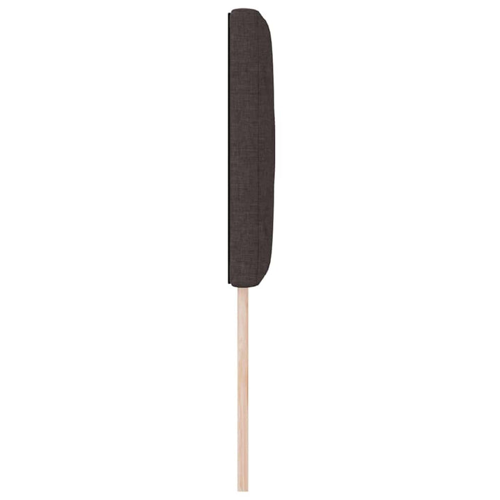 LED sengegavl Brun 80 cm Stof