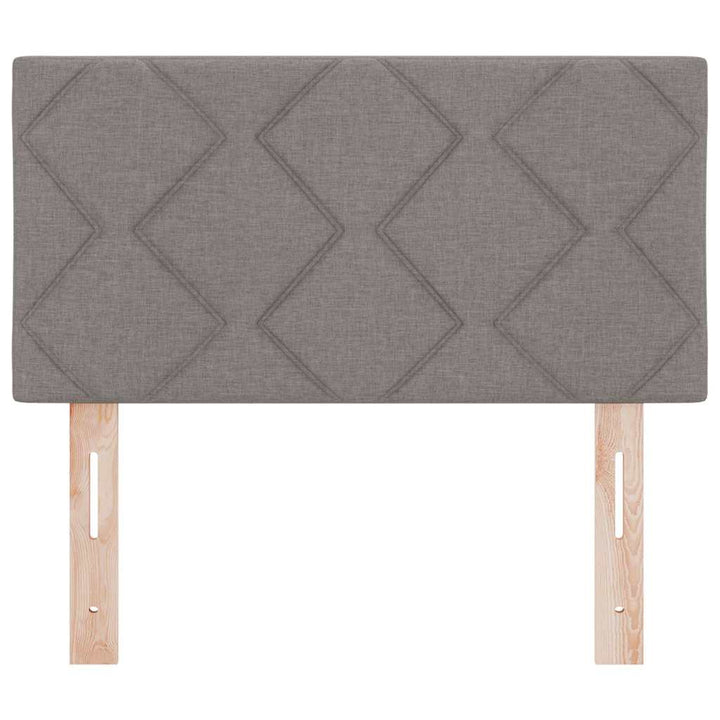 LED sengegavl Gråbrun 80 cm Stof