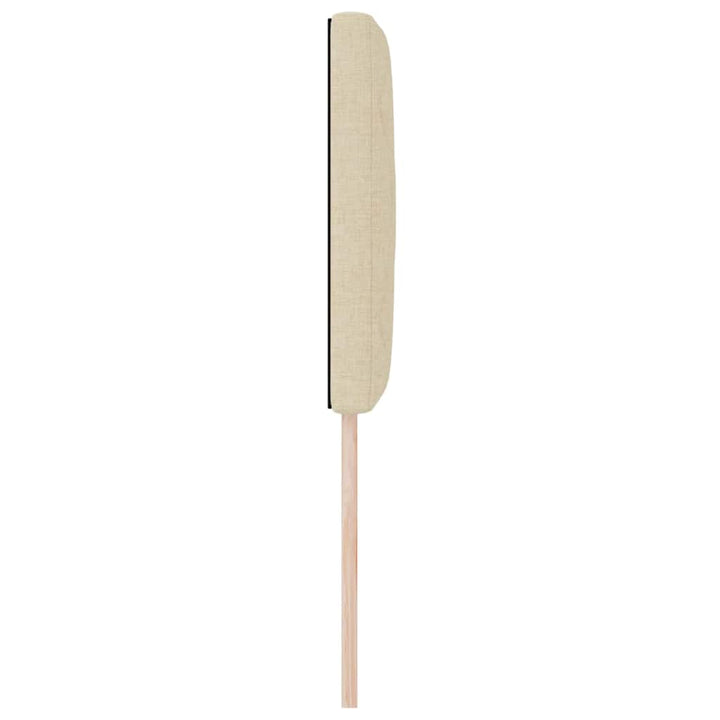LED sengegavl Creme 80 cm Stof