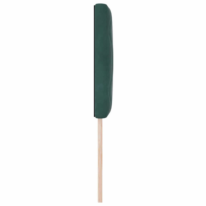 LED sengegavl Mørkegrøn 80 cm Fløjl