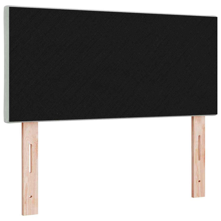 LED sengegavl Lysegrå 100 cm Fløjl