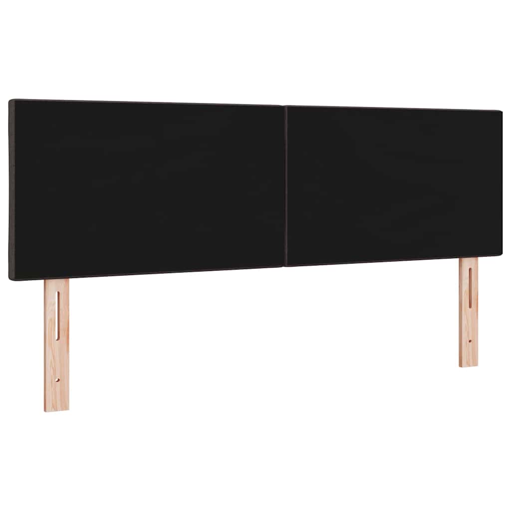 LED sengegavl Lysegrå 160 cm Stof
