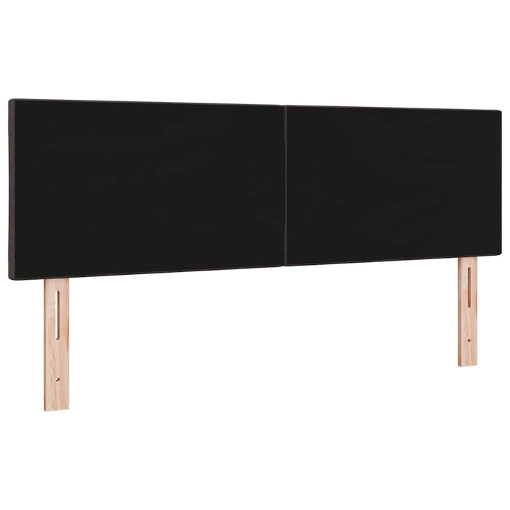 LED sengegavl Lysegrå 160 cm Stof