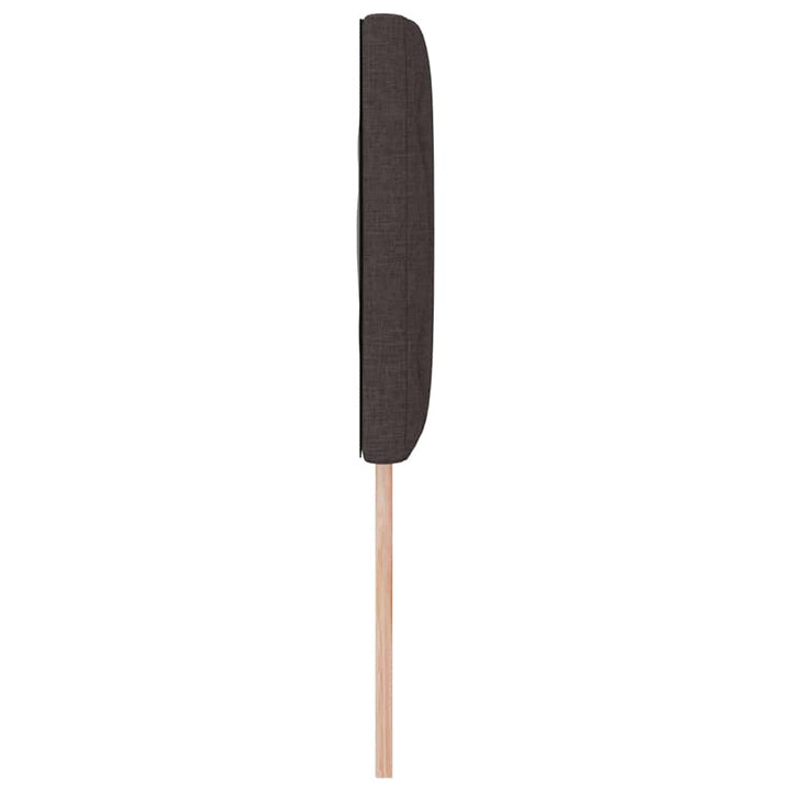 LED sengegavl Lysegrå 160 cm Stof