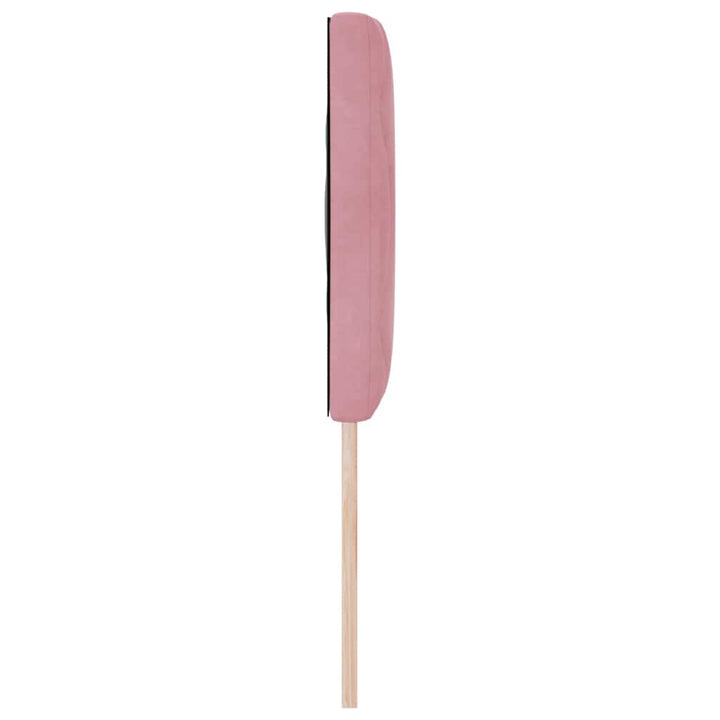LED sengegavl Lyserød 160 cm Fløjl