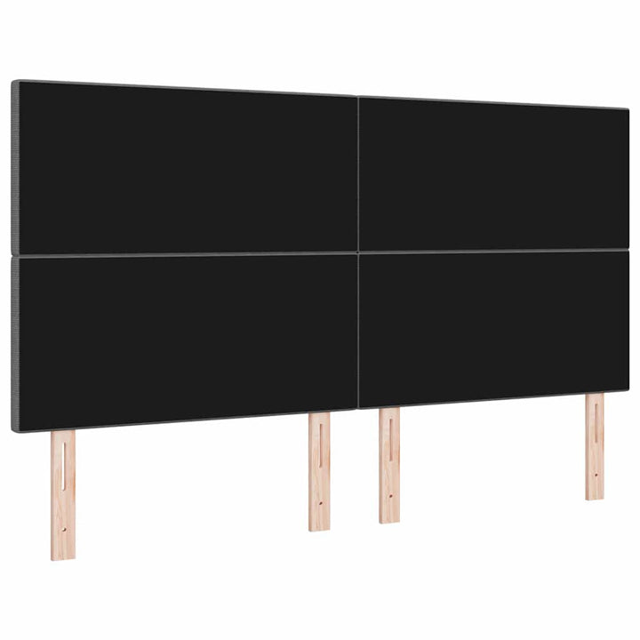 LED sengegavl med LED-lysstrimler Lysegrå 180 cm Velourstof