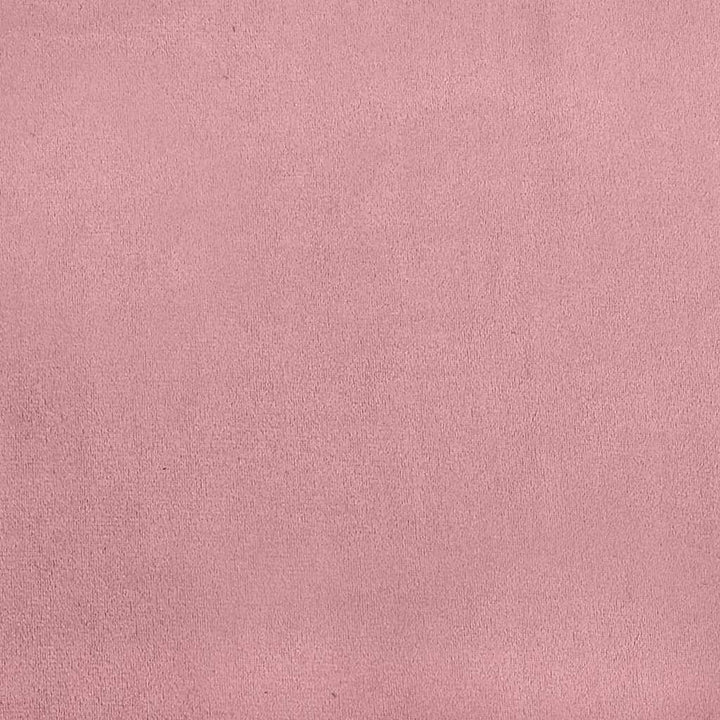 LED sengegavl med LED-lysstrimler Lyserød 100 cm Fløjl