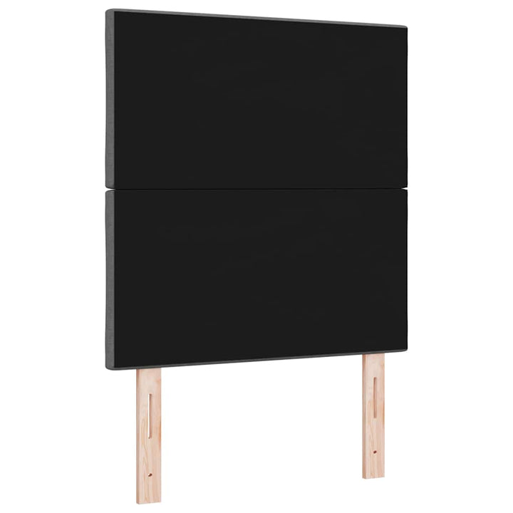 LED sengegavl Grå Stof