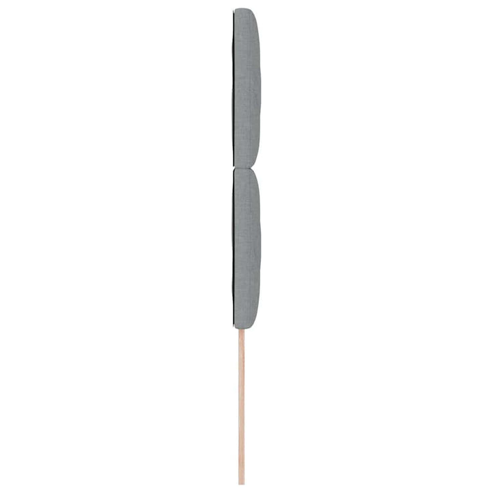 LED sengegavl Lysegrå 90 cm Stof