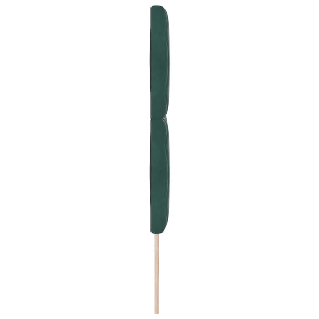 LED sengegavl Mørkegrøn 160 cm Fløjl
