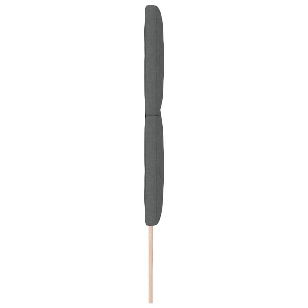 LED sengegavl Grå 200 cm Stof