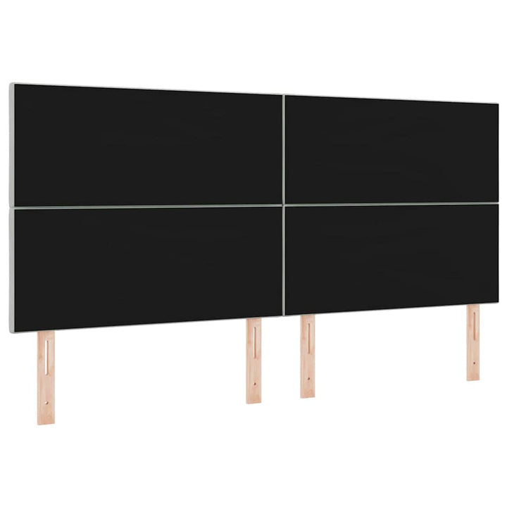 LED sengegavl Lysegrå 200 cm Fløjl