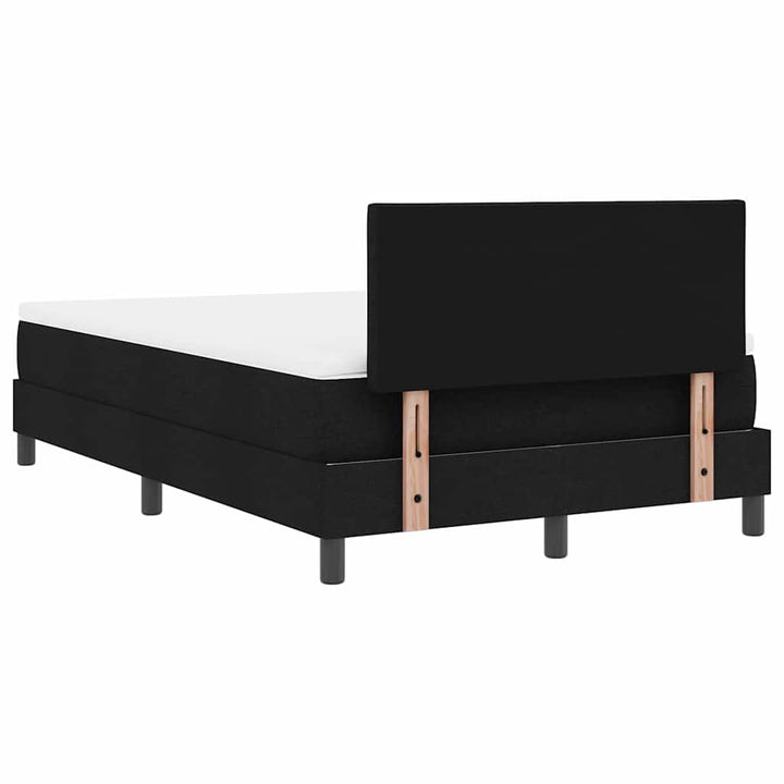 Box spring seng med hovedgærde Sort 120 x 190 cm Stof