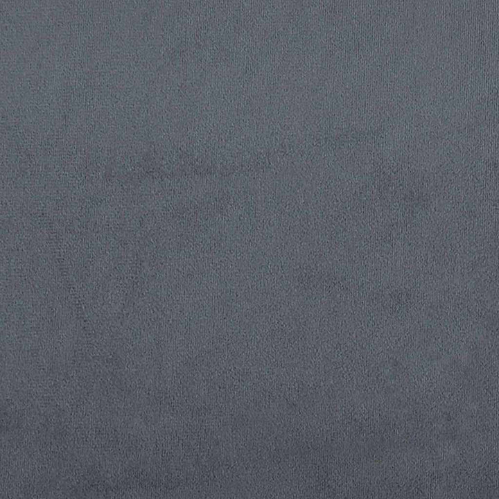 Box spring seng med hovedgærde Mørkegrå 160 x 200 cm Fløjl