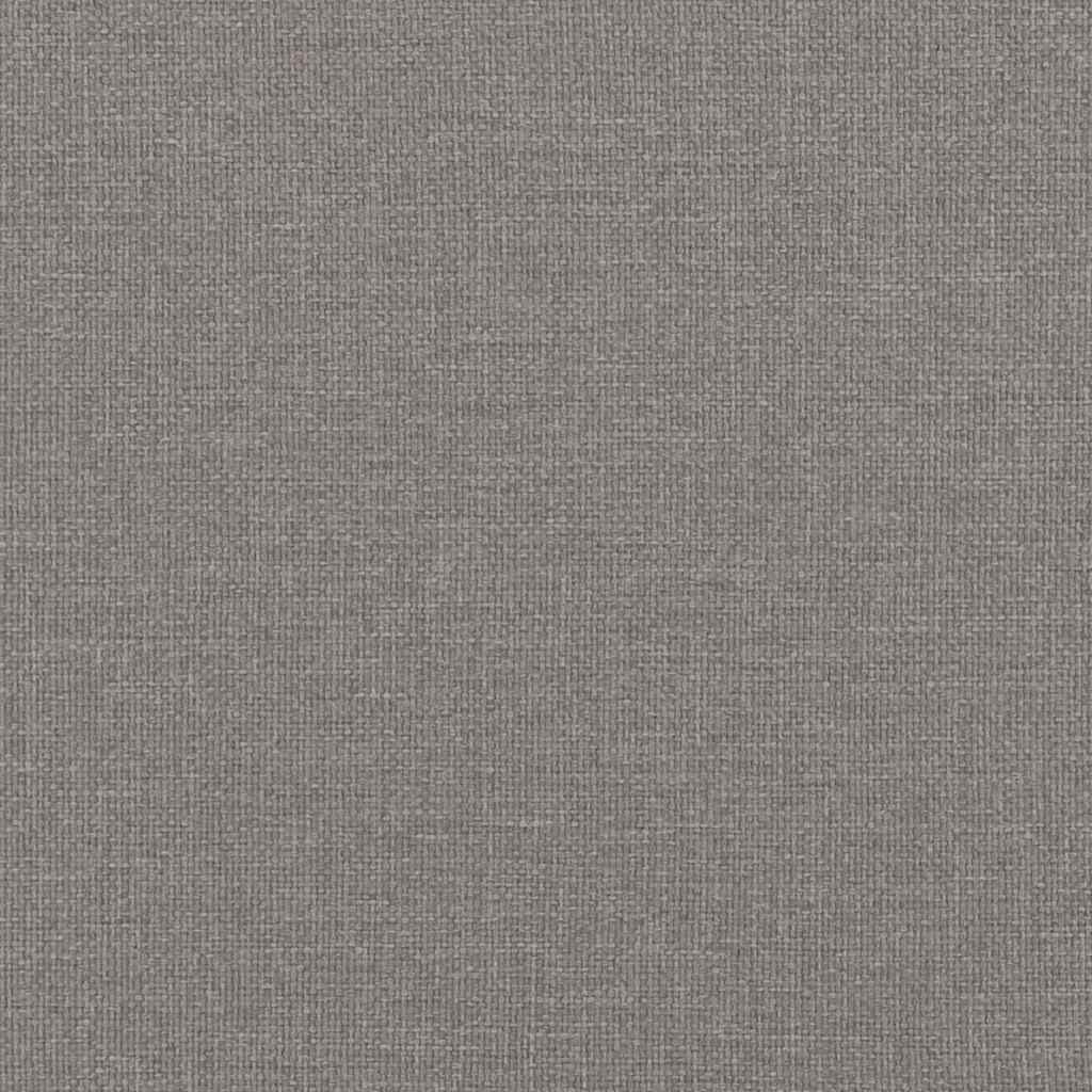 Box spring seng med hovedgærde Gråbrun 160 x 200 cm Stof