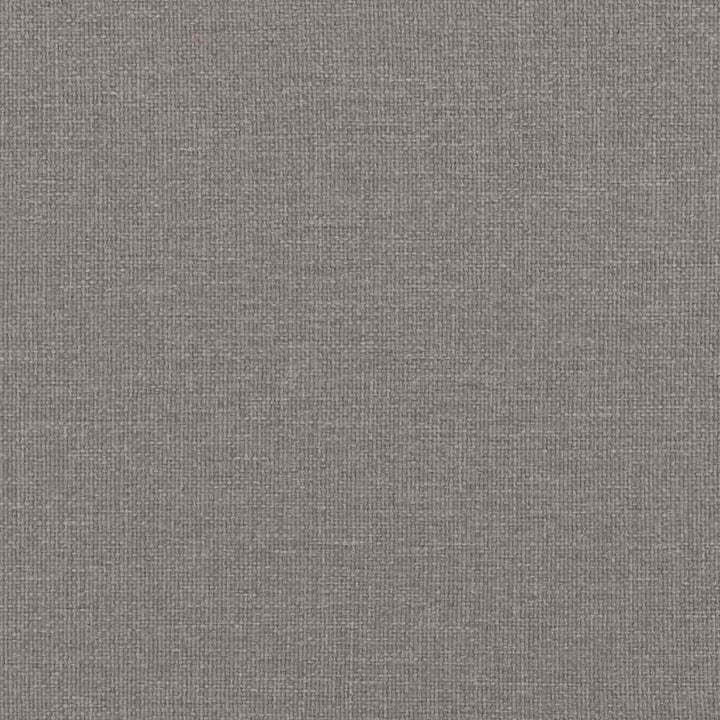 Box spring seng med hovedgærde Gråbrun 160 x 200 cm Stof