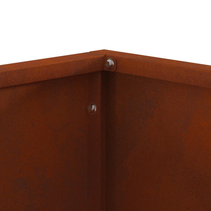 Bålsted Brun 60 x 60 x 35 cm Cortenstål