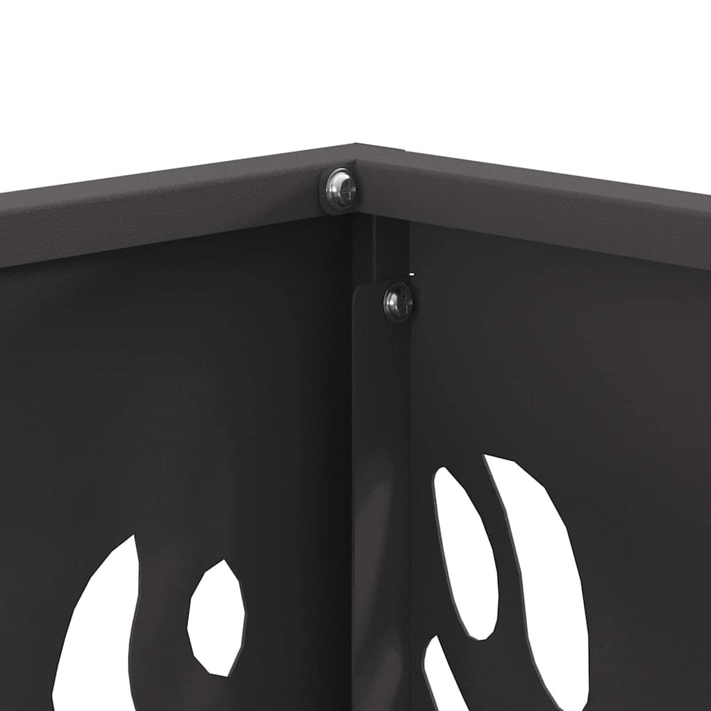 Bålsted Sort 40 x 40 x 40 cm Stål