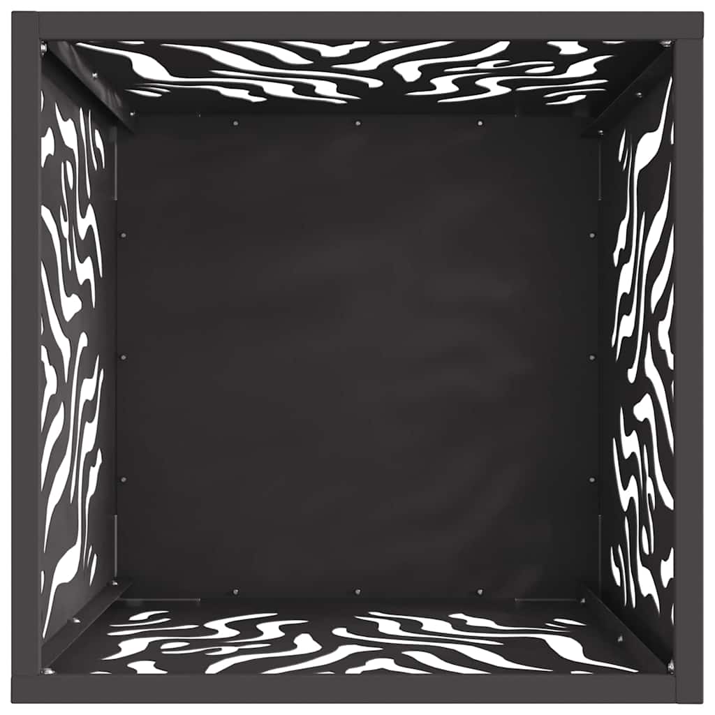 Bålsted Sort 40 x 40 x 40 cm Stål